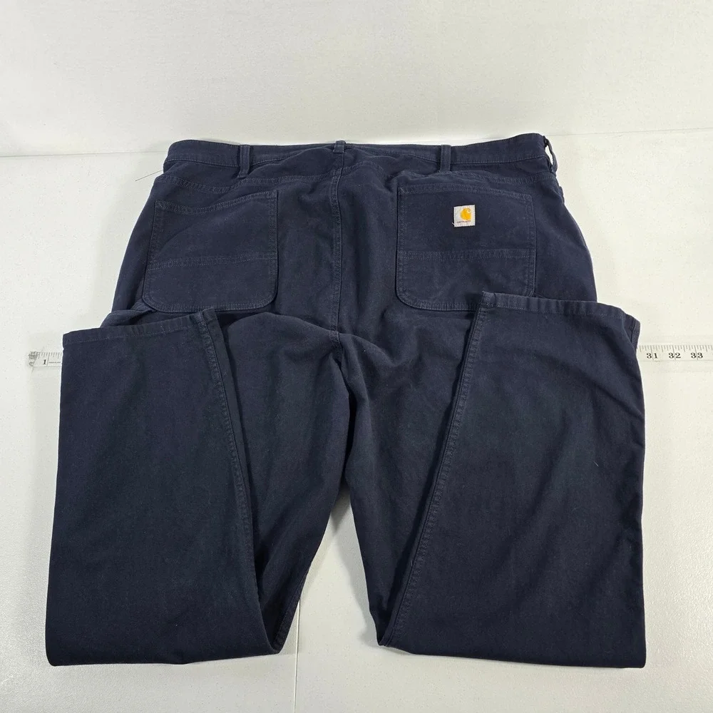 Carhartt BN5113W Relaxed‎ Fit Canvas Work Pants Women Size 22 Reg Navy Blue